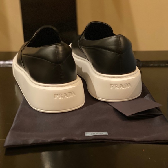 ❌SOLD❌ Authentic Prada 45mm Leather Sneakers (NWT) - Picture 3 of 12
